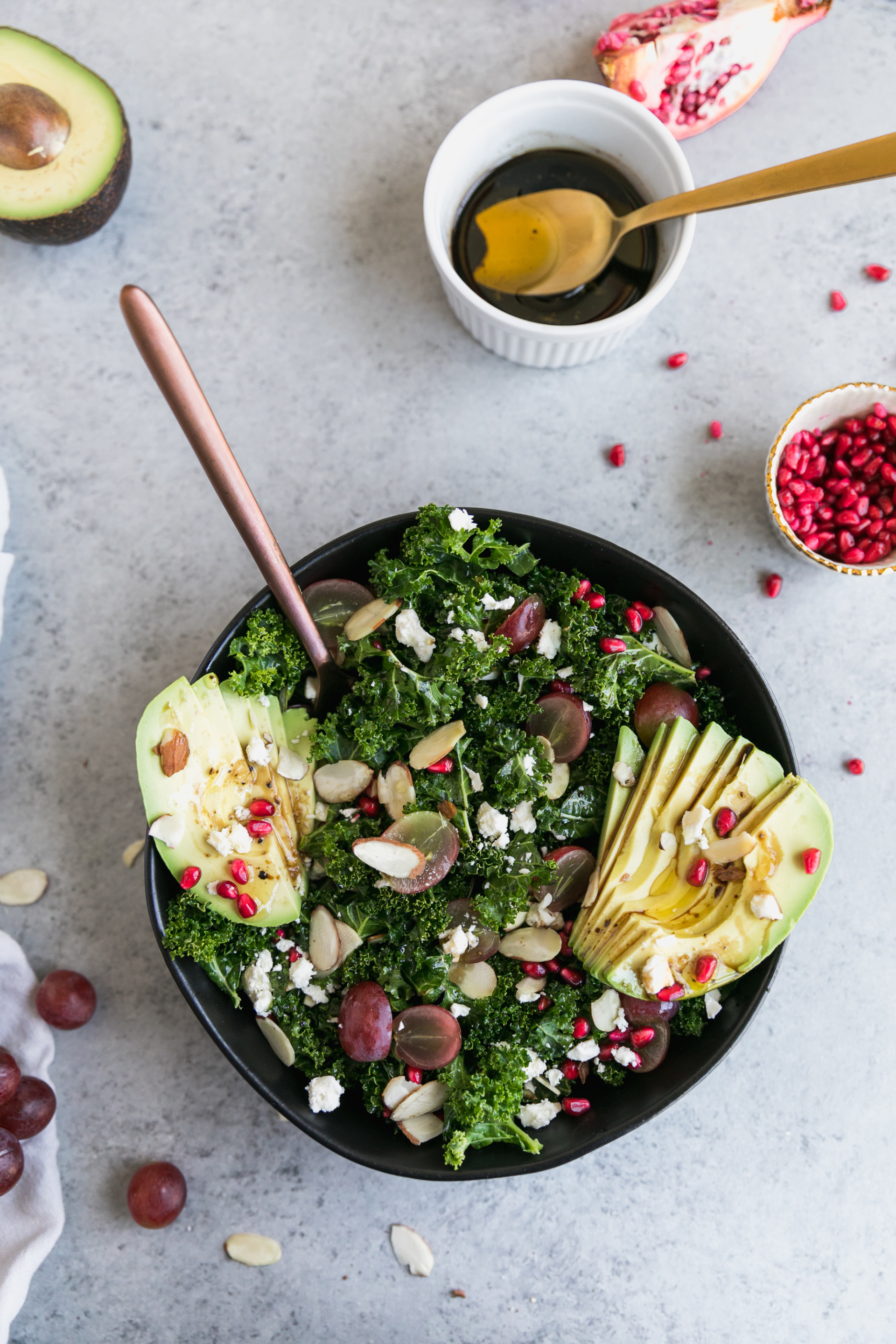 Winter Kale Salad | Becks Lives Healthy