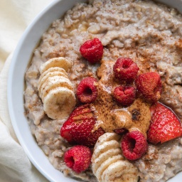 Banana And Egg White Stovetop Oatmeal Becks Lives Healthy