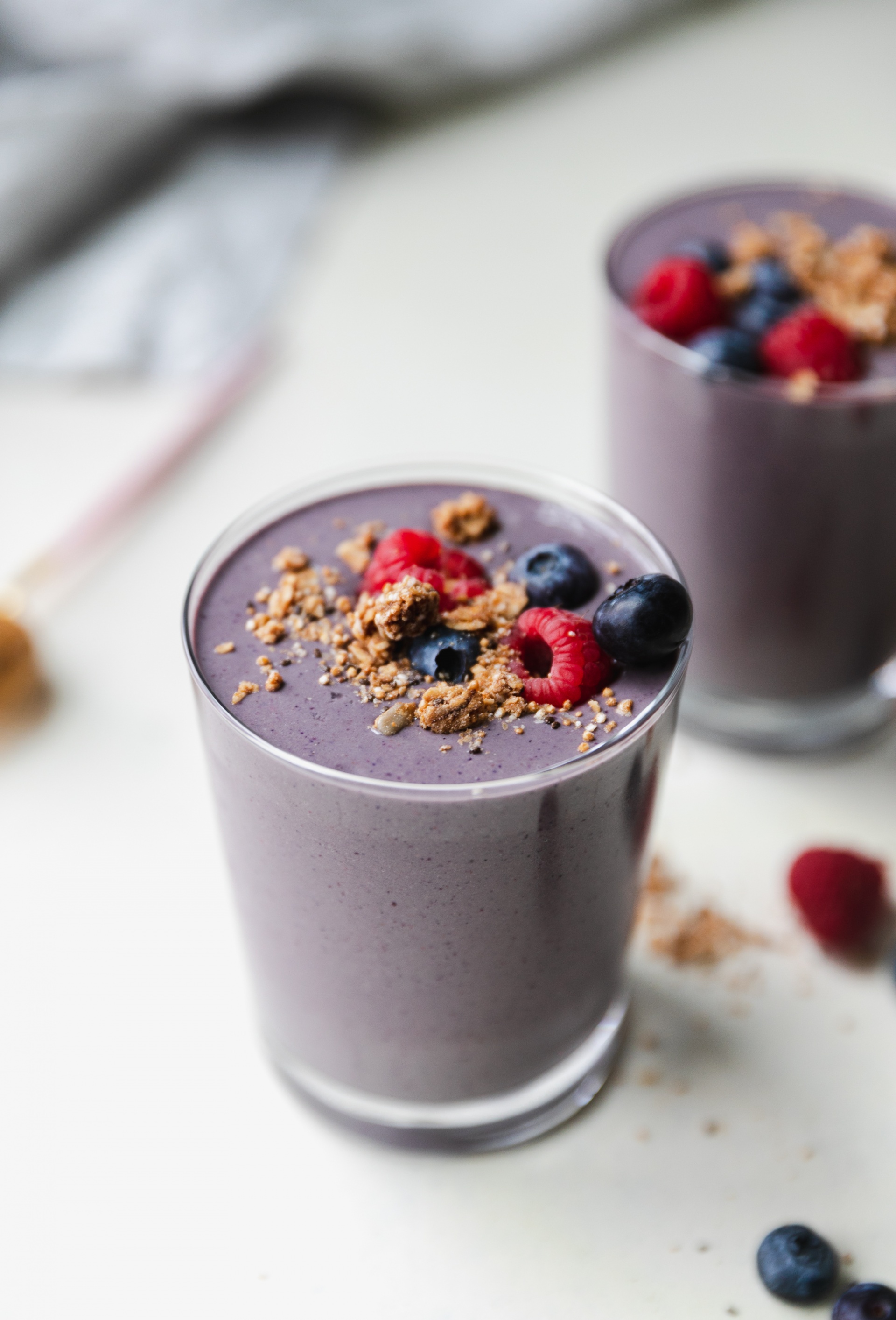 Berry Power Protein Smoothie Becks Lives Healthy