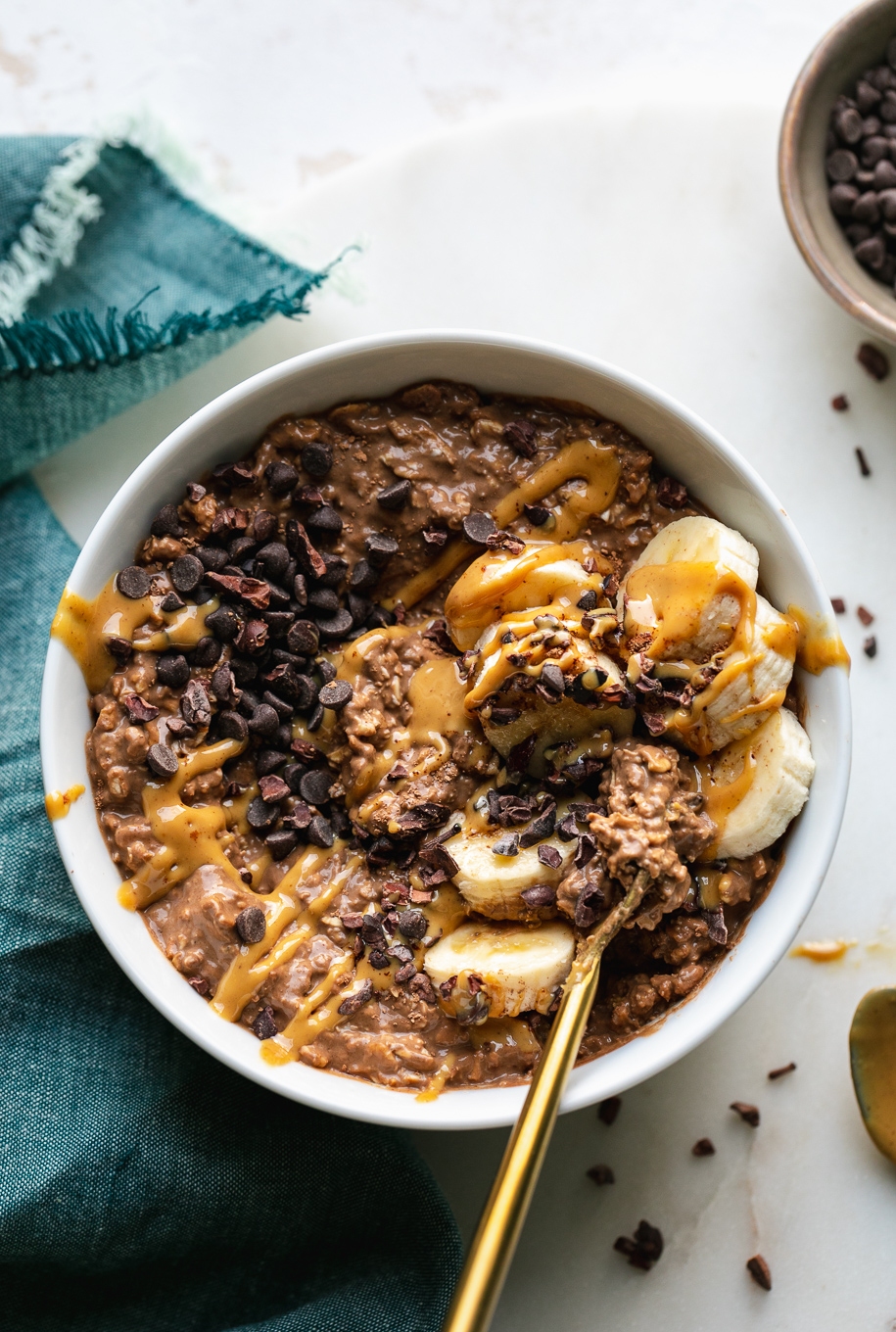 Brownie Batter Chocolate Overnight Oats